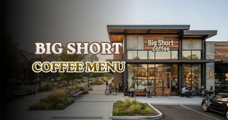 Big Short Coffee Menu