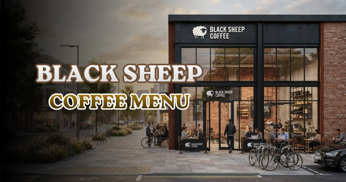 Black Sheep Coffee Menu