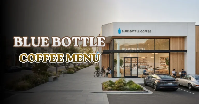 Blue Bottle Coffee Menu