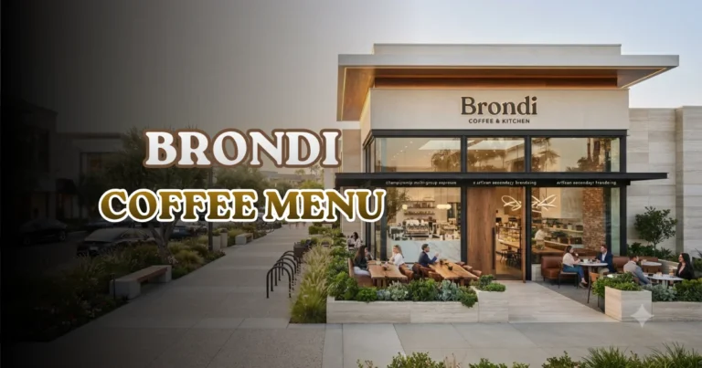 Brondi Coffee Menu