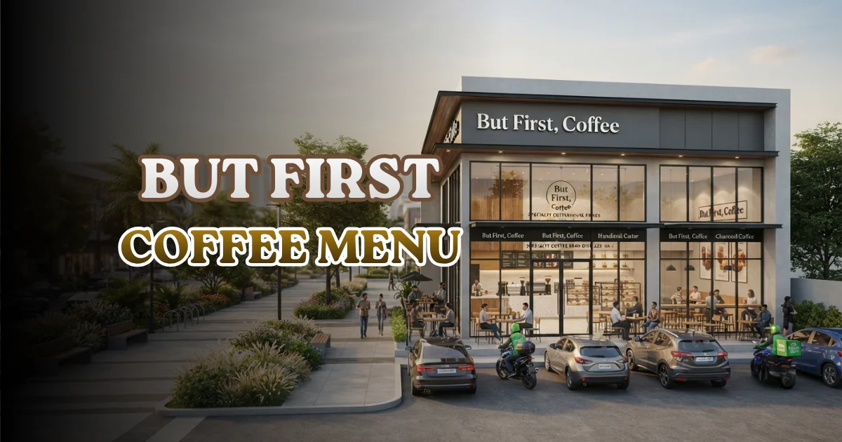 But First Coffee Menu