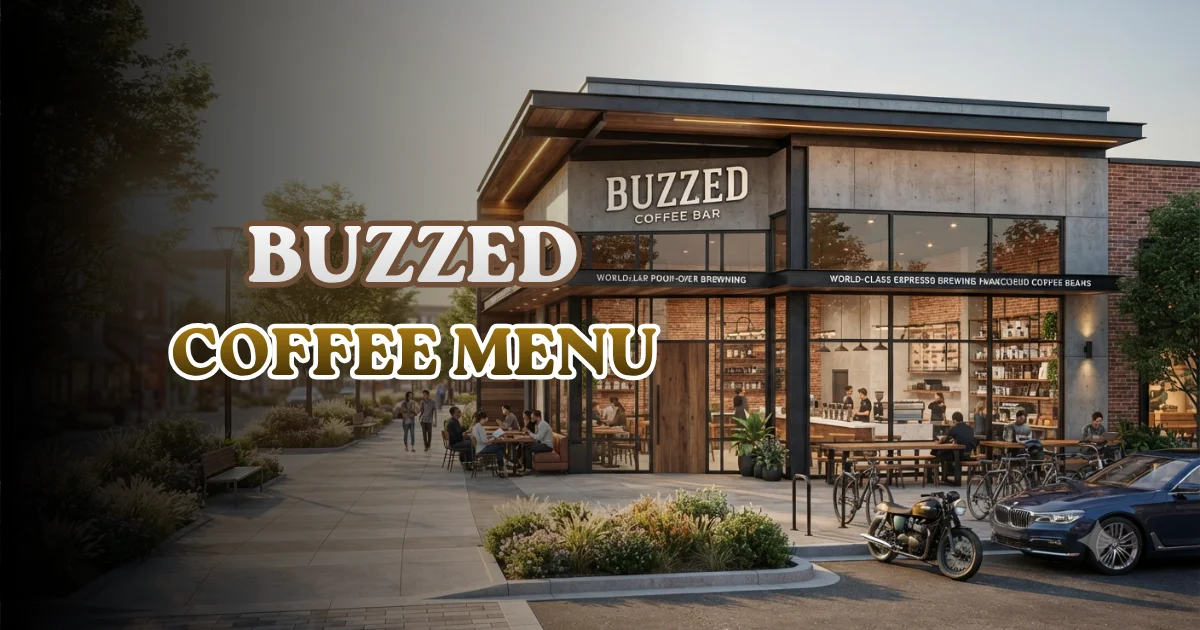 Buzzed Coffee Menu