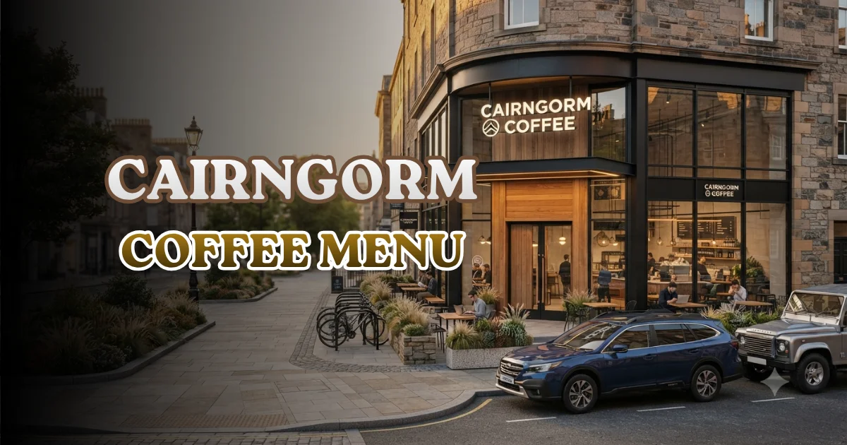 Cairngorm Coffee Menu