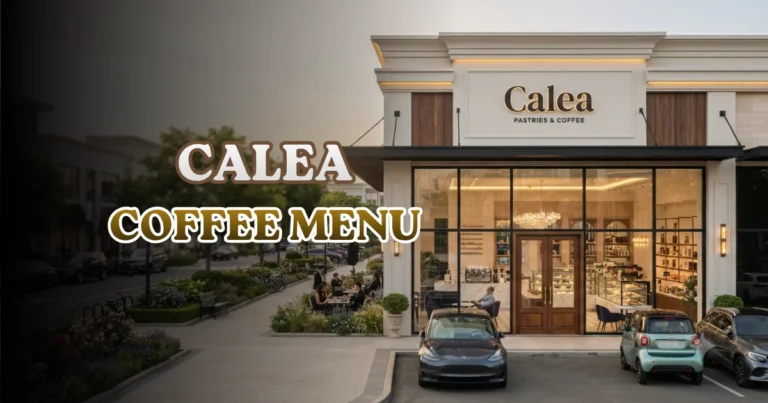 Calea Coffee Menu