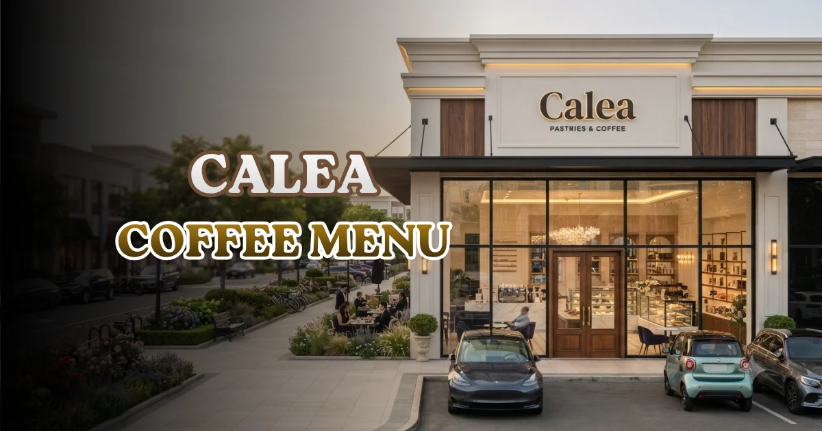 Calea Coffee Menu