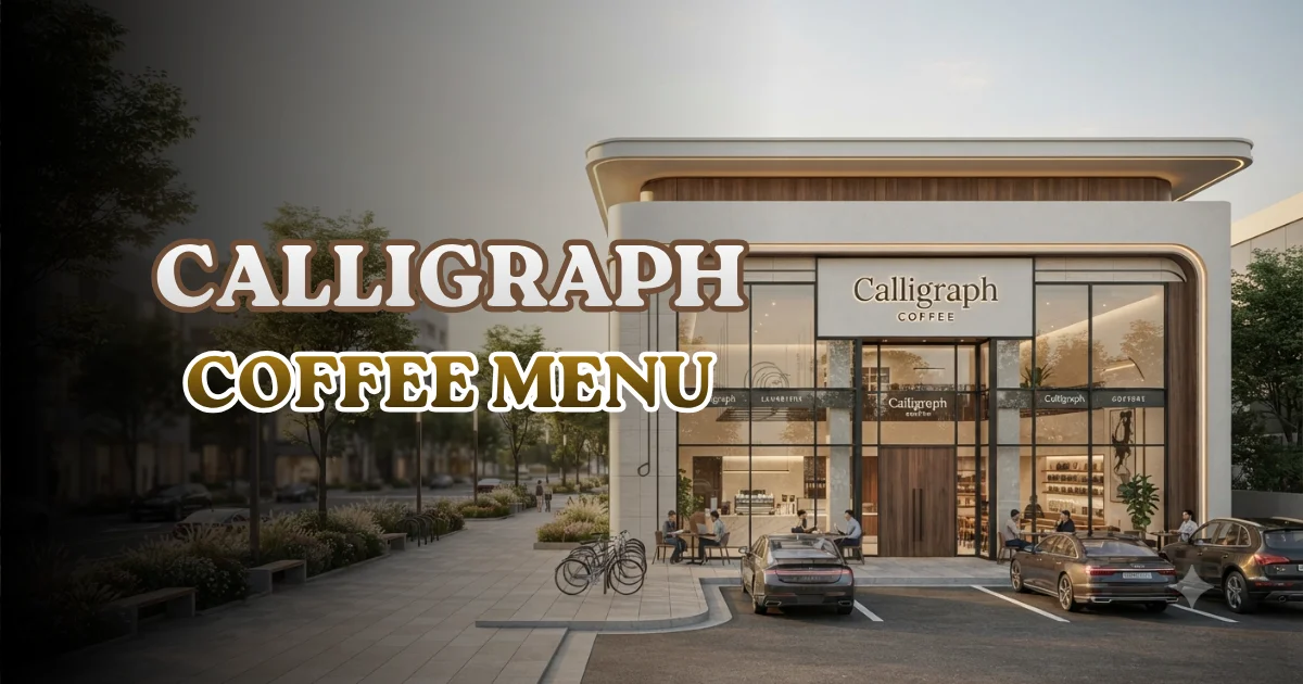 Calligraph Coffee Menu
