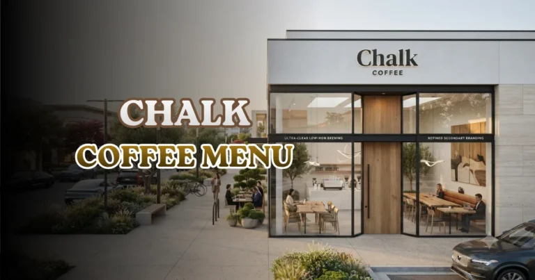 Chalk Coffee Menu
