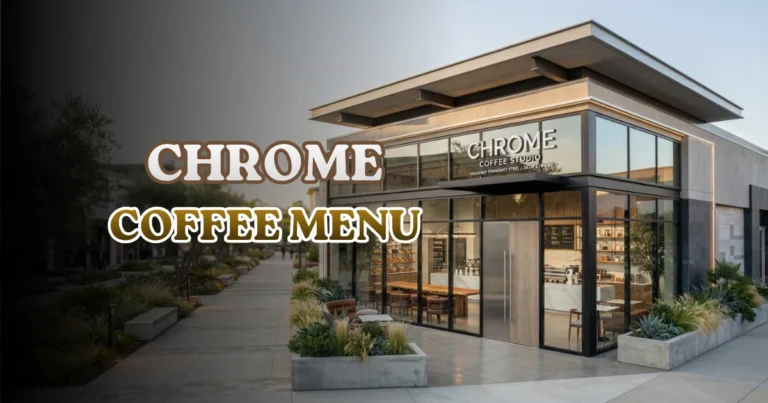 Chrome Coffee Menu