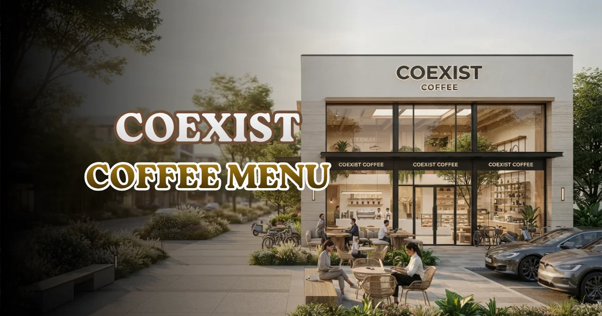 Coexist Coffee Menu