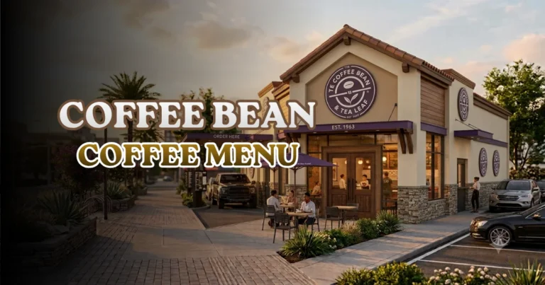 Coffee Bean Coffee Menu