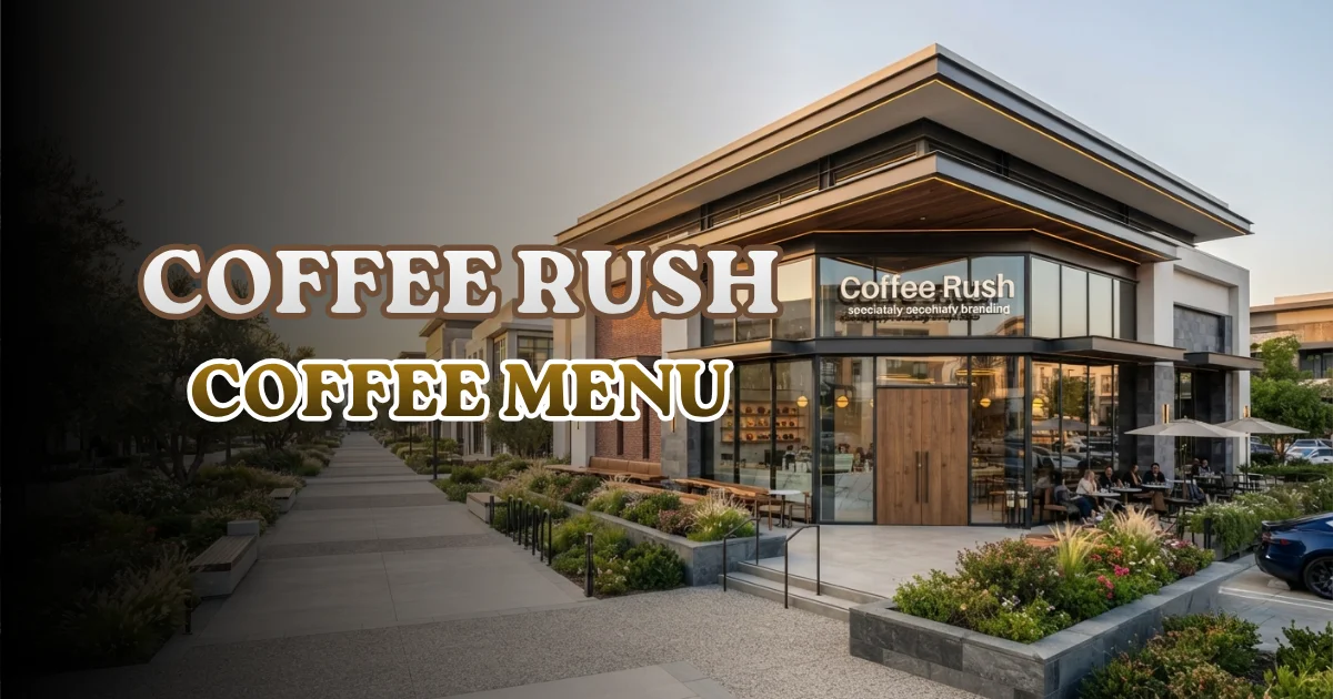 Coffee Rush Coffee Menu