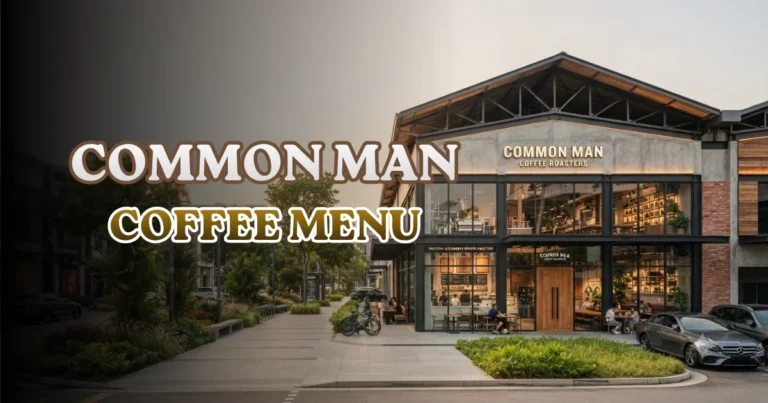 Common Man Coffee Menu