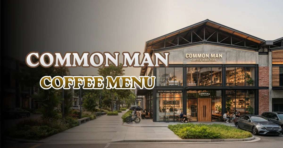 Common Man Coffee Menu