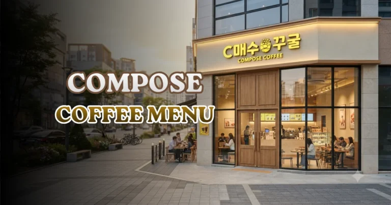 Compose Coffee Menu