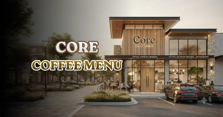 Core Coffee Menu