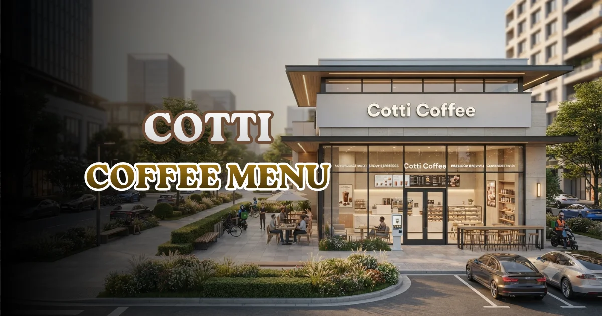 Cotti Coffee Menu