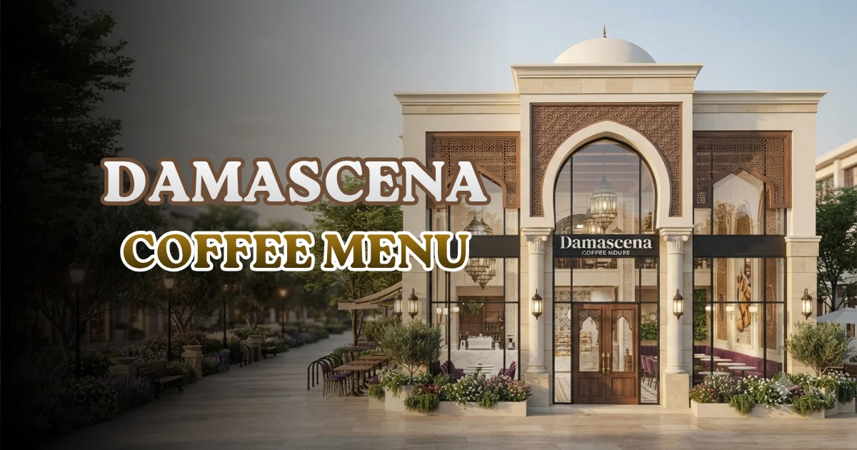 Damascena Coffee Menu
