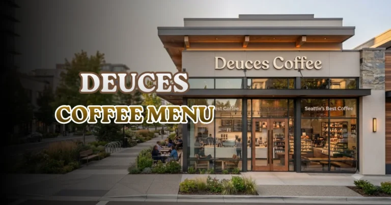 Deuces Coffee Menu
