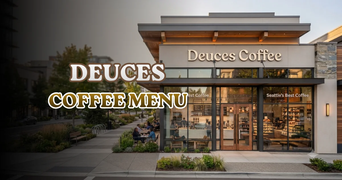 Deuces Coffee Menu