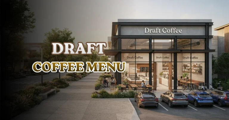 Draft Coffee Menu