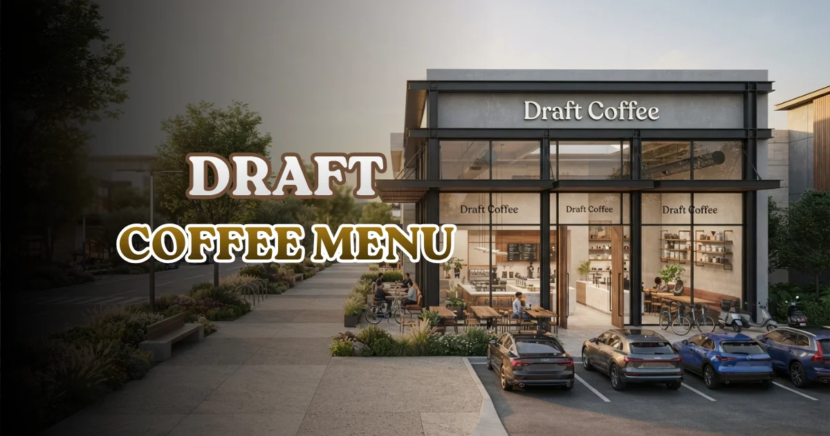 Draft Coffee Menu