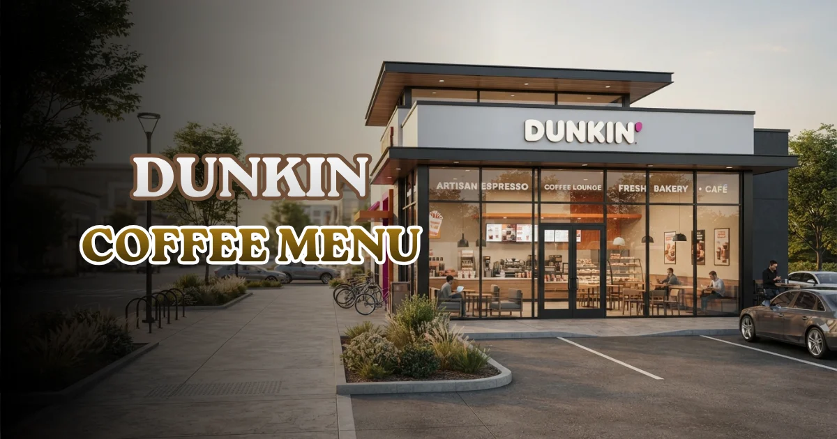 Dunkin Coffee Menu
