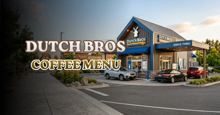 Dutch Bros Coffee Menu