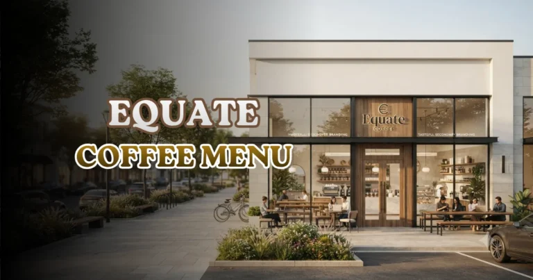 Equate Coffee Menu