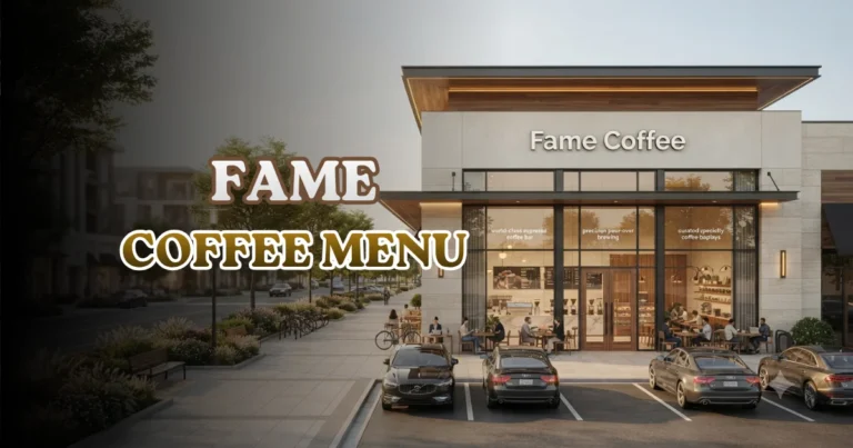 Fame Coffee Menu