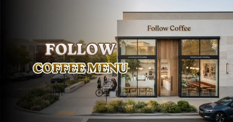 Follow Coffee Menu