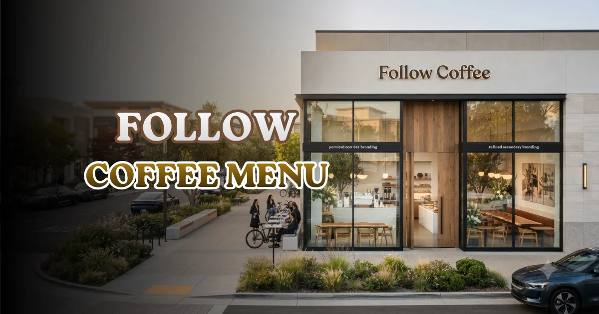 Follow Coffee Menu