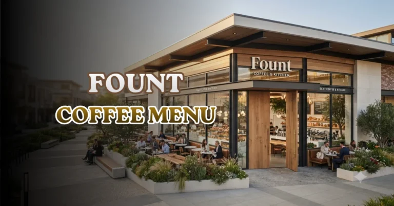 Fount Coffee Menu
