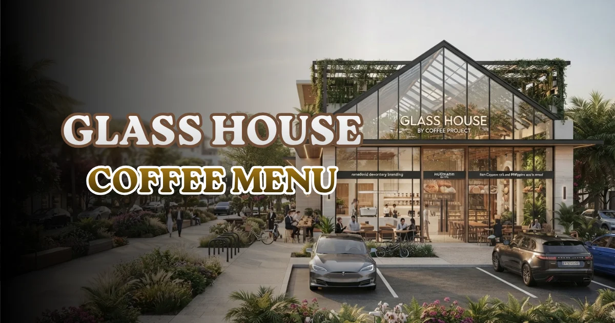 Glass House Coffee Menu
