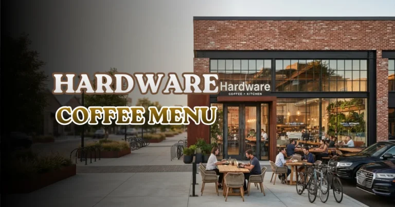 Hardware Coffee Menu