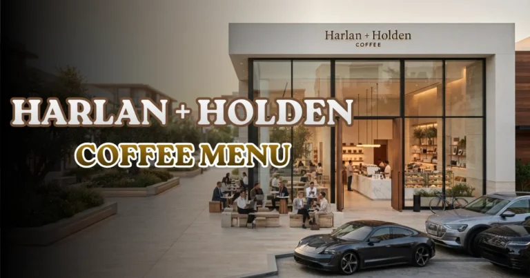 Harlan + Holden Coffee Menu