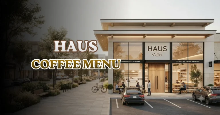 Haus Coffee Menu