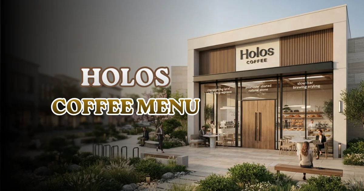 Holos Coffee Menu