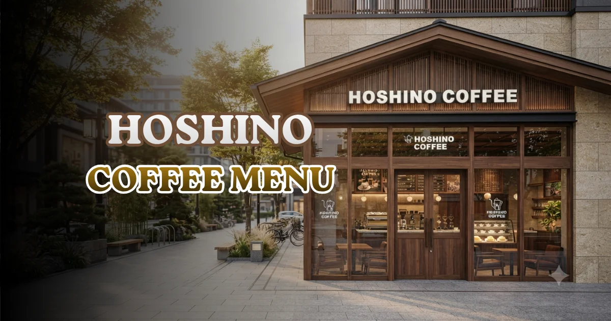 Hoshino Coffee Menu