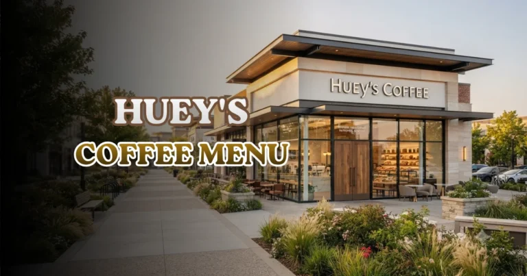 Huey's Coffee Menu