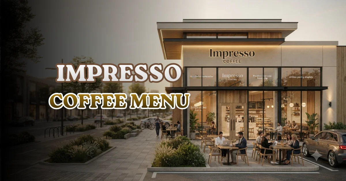 Impresso Coffee Menu
