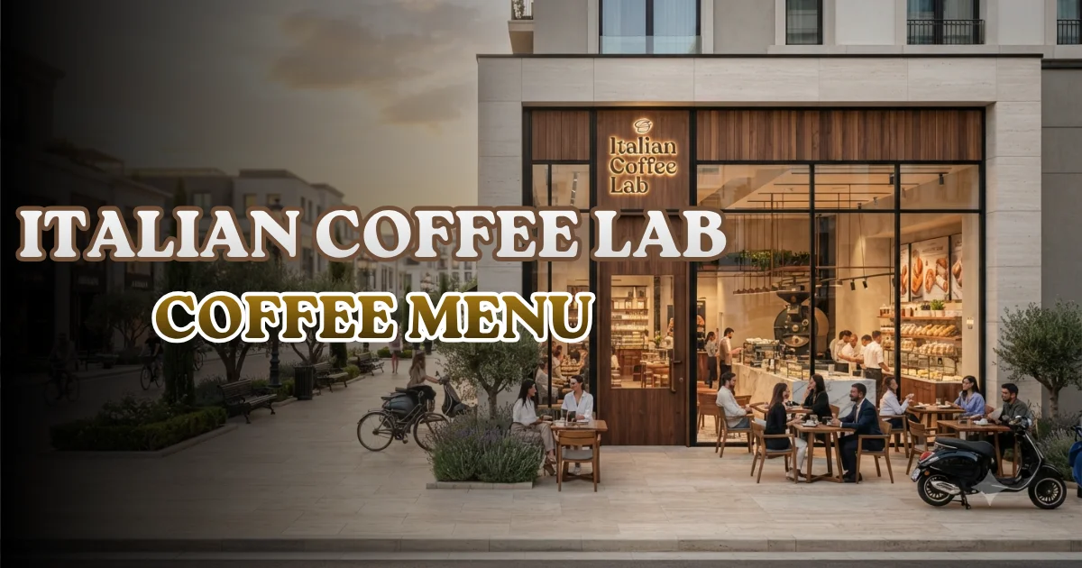 Italian Coffee Lab Coffee Menu