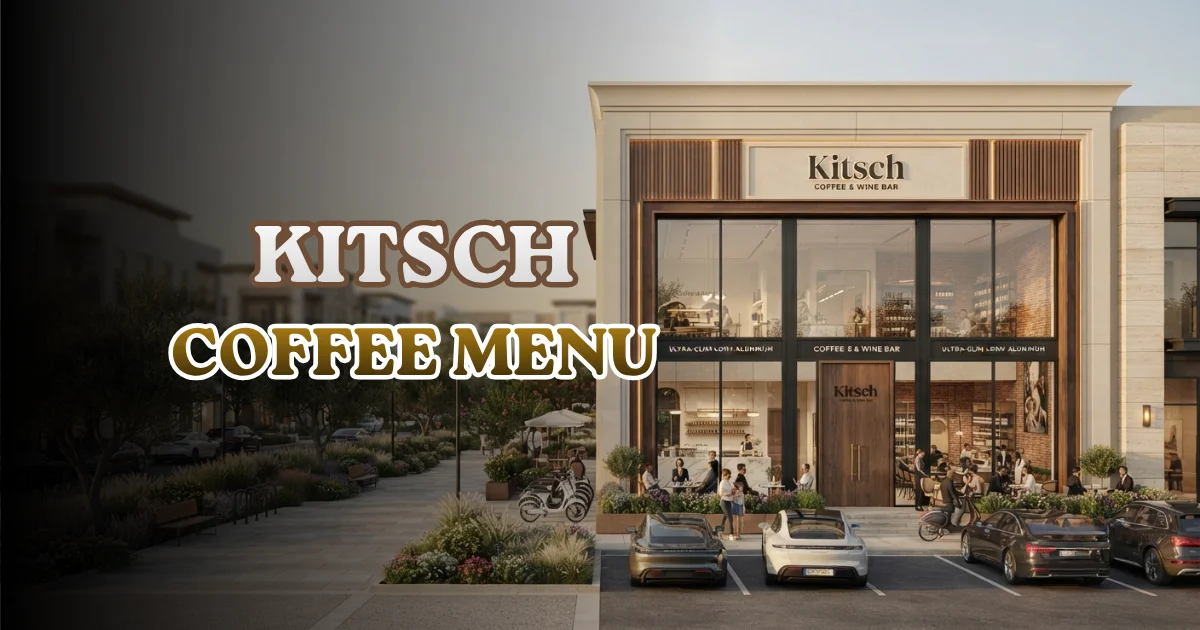 Kitsch Coffee Menu