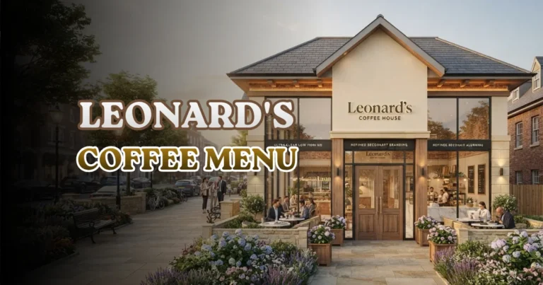 Leonard's Coffee Menu