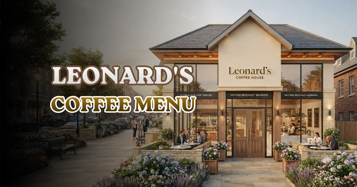 Leonard's Coffee Menu