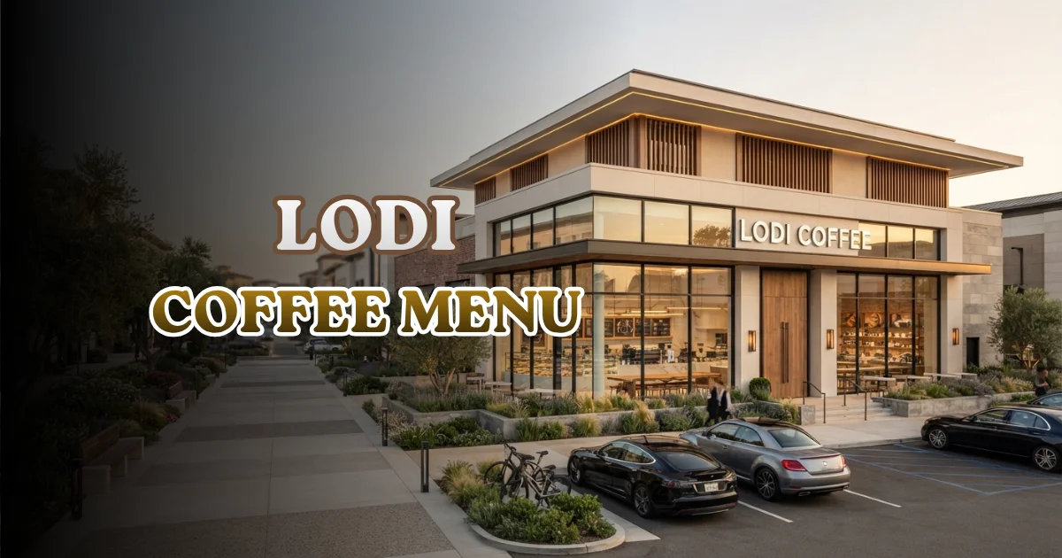 Lodi Coffee Menu