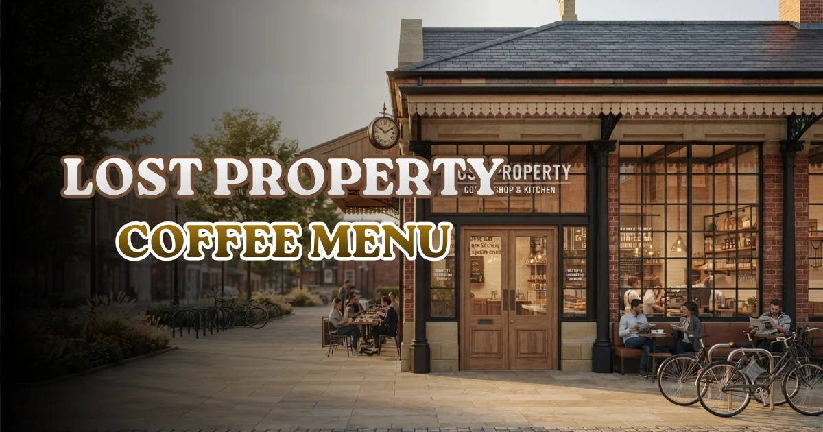 Lost Property Coffee Menu