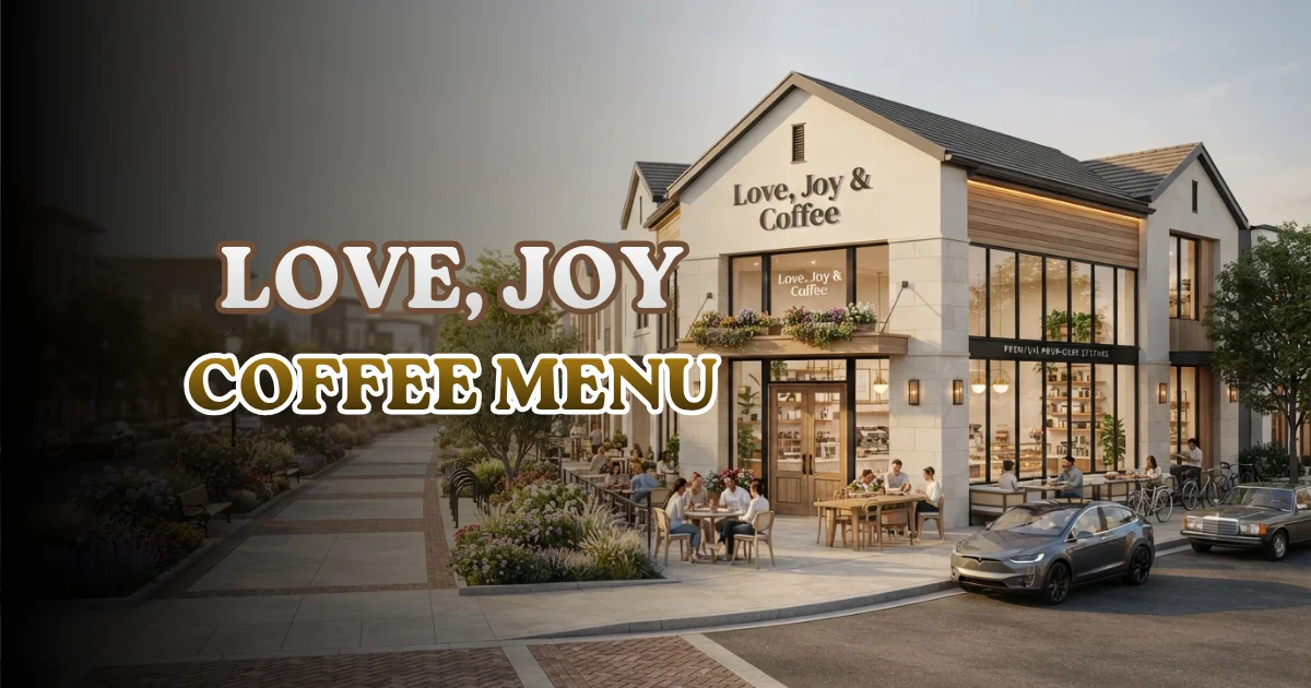 Love, Joy Coffee Menu