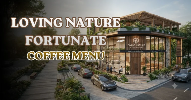 Loving Nature Fortunate Coffee Menu