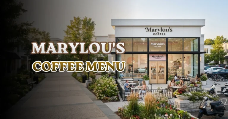 Marylous Coffee Menu
