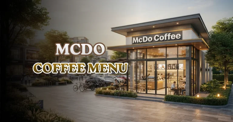 McDo Coffee Menu